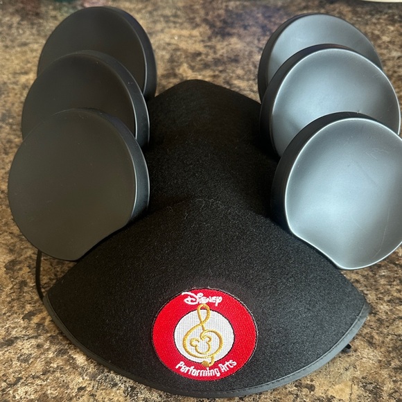 Disney Other - Disney Black Mickey Ears with Disney Performing Arts Patch- Set of 3